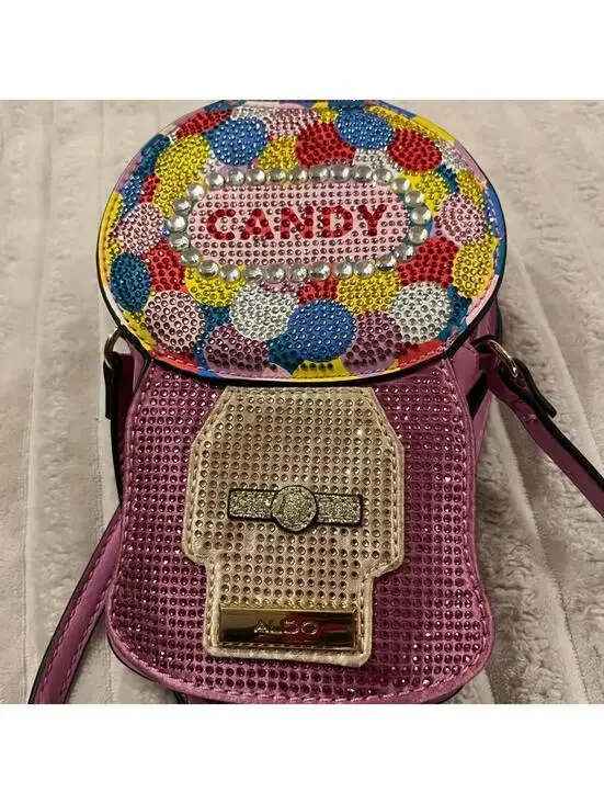 Aldo Multicolor Candy Gumball Machine Crossbody Bag - Picture 7 of 7